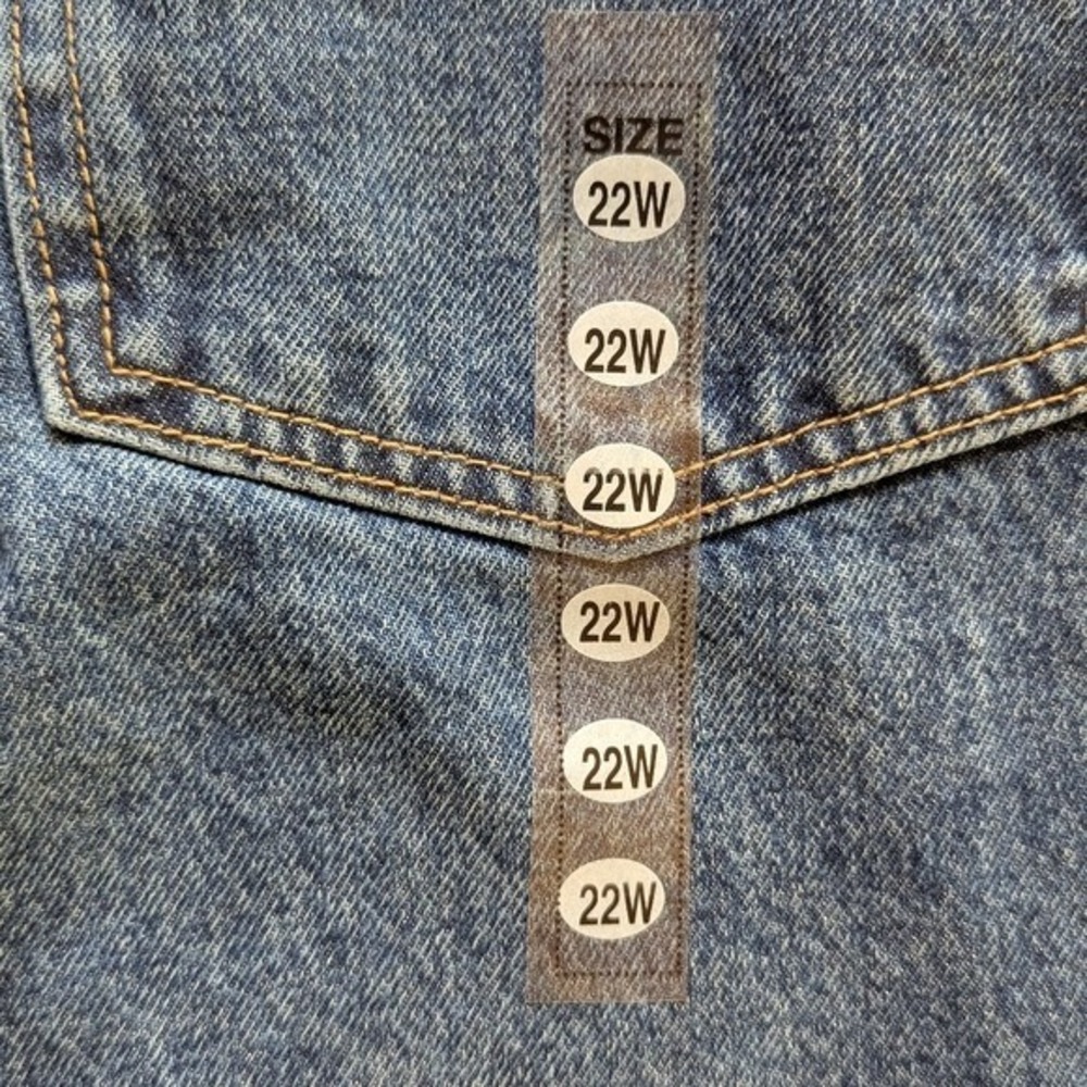 Old Navy High Rise Patchwork Straight Jeans Sz 22W NWOT - Picture 8 of 12
